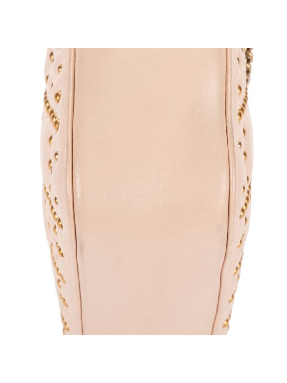 Dior Mini Studded Lady Dior Pink Cannage Leather Handbag - Picture 8 of 11